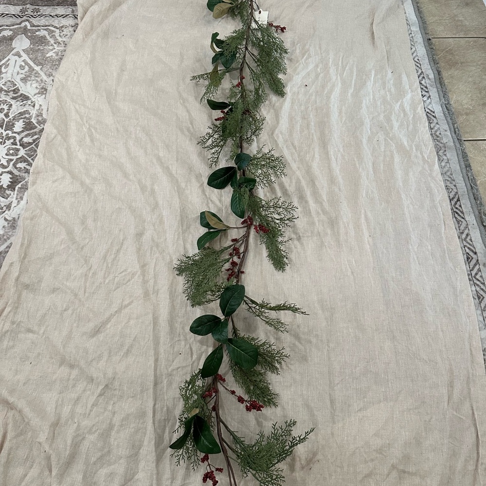 One Christmas Garland Hearth and Hand With magnolia